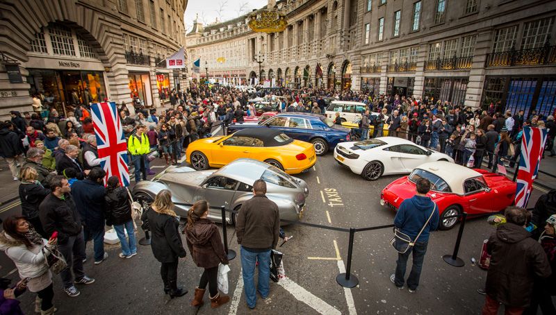 Výstava áut Regent Street Motor Show