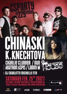 CS party koncert Chinaski Londyn 2012