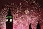 Silvestrovský ohňostroj a novoročný sprievod 2012 v Londýne